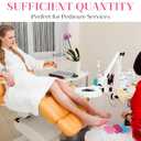 300 Pcs Pedicure Toe Separators for Women Bulk EVA Foam Toe Divider Spacers Heart Shaped Soft Colorful for Pedicure Manicure Coating Gel Painting Nail Beauty Accessories(150 Pairs)