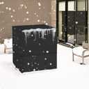 Air Conditioner Cover for Outside Units with Upgraded Fabric, Durable 600D AC Cover for Outdoor Air Conditioner, Fits up to 30W x 30D x 36H Inch Black