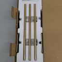 UME 3 Pack Cordless Table Lamp, Battery Operated Lamp - Portable Waterproof Rechargeable Table Lamp w/ 3 Color Temps & Stepless Dimming for Dinner, Desk, Cafe, Outdoor (Brushed Gold)