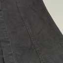 Women's Casual Slit Long Denim Skirt High Waist Button Up Slim Fit Midi Jean Skirts, Size S, Black