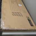 Heavy Duty Commercial Grade Gridwall Panels  Grid Panel for Any Retail Display, 2 Width x 5 Height, 4 Gridwall Panels Per Carton (Black Finish)