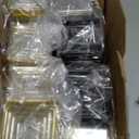 400 Pcs Clear Mini Cupcake Dessert Containers with Lids Wedding Individual Cupcake Box Plastic Cup Cake Single Mooncake Boxes Disposable Holders for Wedding Birthday Party(2.95 x 2.64 x 1.34 Inch)
