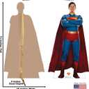 Cardboard People Superman Cardboard Cutout, 72 inches x 39