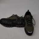 Queday Men's Waterproof Hiking Shoes Lightweight Anti Slip Outdoor Ankle Boots Breathable Hike Trekking Trails Shoe Size 45