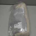 Buckwheat Neck Support Pillow Cervical Neck Cylinder Bolster Pillow,Buckwheat Hulls Adjustable Roll Pillow,Neck Pain Relief for Back and Side Sleepers Round Pillows for Lunch Break beige, 6*15 inch