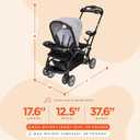 Baby Trend Sit N' Stand Ultra Stroller, Morning Mist
