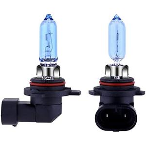 NEWBROWN 9012 HIR2 Headlight Bulb Halogen Bulb 5000K Super White Light Long Life Replacement PX22D 12V/55W (9012/HIR2, 2 Pack)