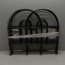 Decorative Black Garden Border Fence 18inX50ft Metal Wire Edging Flower Bed Folding Fences Panel Outdoor Garden Fencing Patio Edge Landscape for Yard