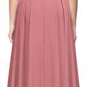 Miusol Women's Sexy Deep V-Neck Sequin Lace Double Sleeveless Evening Party Maxi Dress (S)