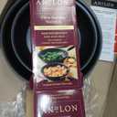 Anolon Advanced Home Hard-Anodized Nonstick Skillets (2 Piece Set- 10.25-Inch & 12.75-Inch, Onyx)