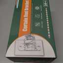 MUAKIOY No Drill Curtain Rod Holders, Heavy Duty Self Adhesive Curtain Brackets Hooks, Adjustable Nail-Free Stick on Wall Hangers for Bathroom, Bedroom, Kitchen and Livingroom (14 Pack)