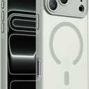 Symcele Designed for iPhone 17 Pro Case, Compatible with MagSafe, [Camera Protection] [15FT Military Drop Protection] Shockproof Translucent Matte Anti-Slip Phone Case, 6.3", Calke Green