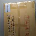 LED Bathroom Mirror 24"x 36", Front Lit and Backlit Bathroom Mirror with Lights,Stepless Dimmable,Anti-Fog, Shatter-Proof, Memory, 3 Colors Lighted Vanity Mirror (Horizontal/Vertical)