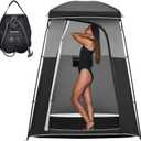 KingCamp Camping-Privacy-Shelters Oversize Space Privacy Tent with Shower Bag, Portable, Waterproof, Tall, 1 Room /2 Room Shower Toilet Tent