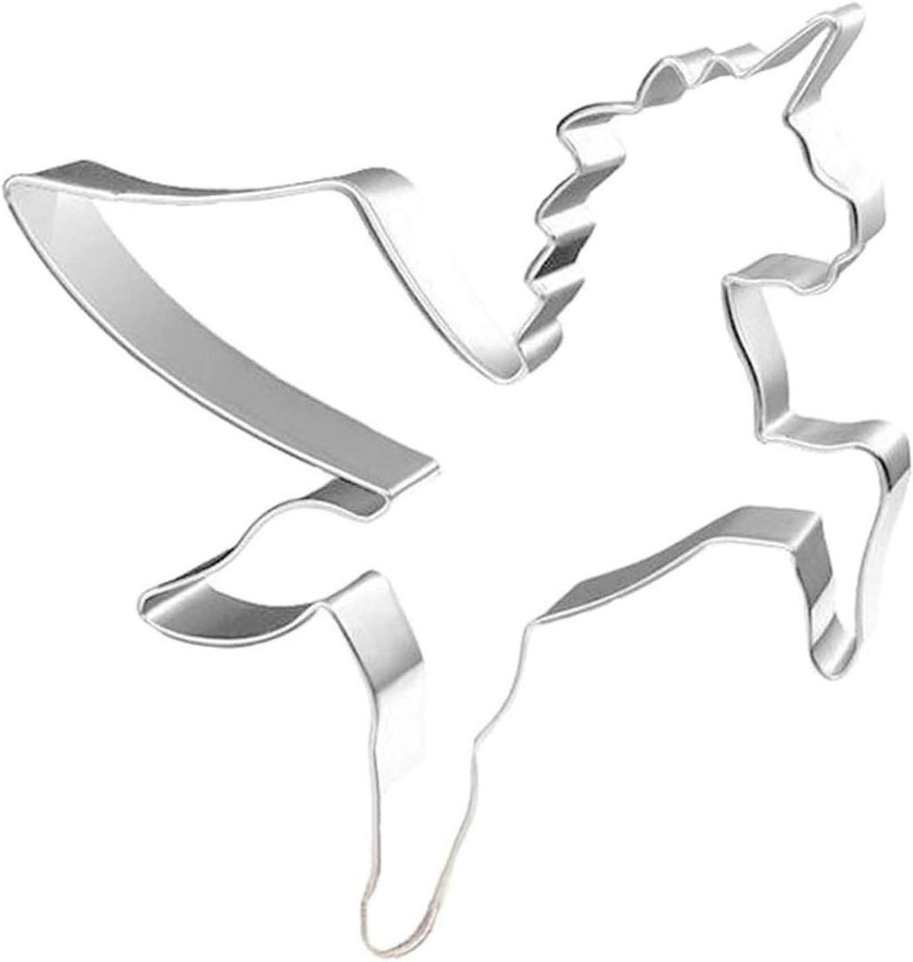 Pegasus Horse with Flying Wing Cookie Cutter Stainless Steel