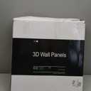 Art3d Slat Wall Panel, 3D Fluted Textured Panel 12-Tile 19.7 x 19.7in. - Black