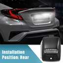 X AUTOHAUX LED License Plate Light Tag Lamp Assembly for Toyota Tacoma 2005-2015 for Toyota Tundra 2000-2002 2004-2013 Full LED Rear Number License Plate Lamp White Light 2pcs