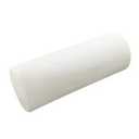 Round Cylinder Bolster Pillow with Removable Velvet Cover, Tube Roll Cervical Pillow for Head, Neck, Back and Legs Support, 13"x 6", White