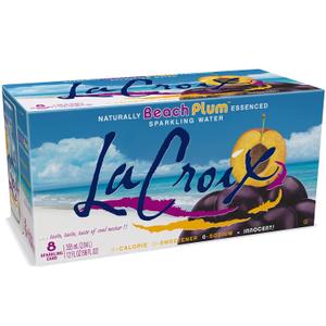 La Croix Sparkling Water, Beach Plum, 12 Fl Oz (pack of 8) BB 03/26/27