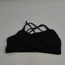 Sports Bras for Women,Padded Sports Bra Tank Top Sexy Crisscross Back High Impact Longline Workout Yoga Bra (Large, Black)