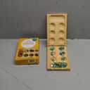 Regal Games Mancala Board Game - Fun Classic Table Game with Wooden Board for Adults & Kids - 48 Glass Mancala Beads & 2 Player Games - Ideal for Family Game Night, Travel (Ages 8+)