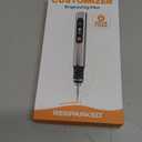 Resparked Customizer Engraving Pen Ultimate Cordless Portable Tool for Artists & DIYers - Engrave 50+ Surfaces - Beginner Friendly - Rechargeable - Free 30 Bits & Mastery Guide
