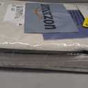 Linen Curtains 84 Inch Length 2 Panels Total Blackout for Bedroom, Sand Extra Wide patio door curtains 100 inches (2*50W*84L) Draft Blocking Insulated Drop Cloth Drapes Farmhouse Back Tab/Rings/Hooks