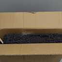 OLANLY Toilet Rugs U-Shaped 24x20, Extra Soft Absorbent Chenille Contour Bathroom Rugs for Toilet, Dry Quickly, Machine Washable, Non-Slip Bath Mat, Dark Grey