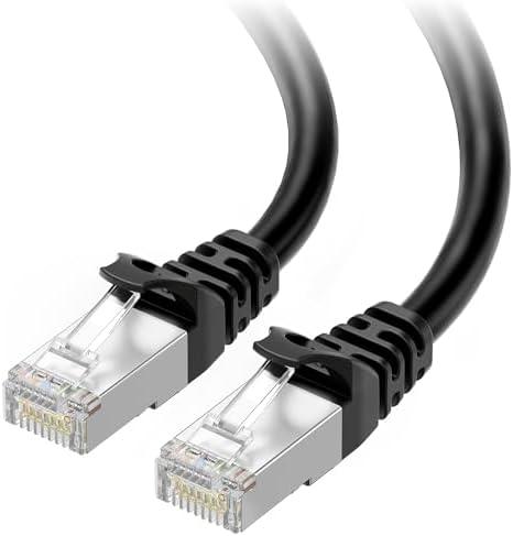 Cable Matters 10Gbps Snagless Shielded Cat 6A Ethernet Cable - 14ft, Cat 6A Cable, Cat6A Cord, Ethernet Cord, Black