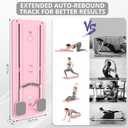 JANUA Pilates Board - Pilates Reformer Set, Multi-Purpose Foldable Pilates Reformer Board for Home, 5 in 1 Pilates Sliding Board