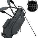 Dragon Tiger Vista 14-Way Lightweight Golf Stand Bag for Walking Golfers