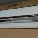 Huuger Narrow Console Table with Power Outlets & USB-C, Rustic Brown, 110.2"-133.9"W x 5.9"D