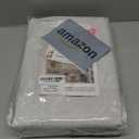 MIULEE Linen Textured Curtains Solid 100% Blackout for Bedroom Thermal Insulated Cream White Grommet Room Darkening Curtains & Drapes Luxury Decor for Living Room Nursery 52 x 72 Inch (2 Panels)