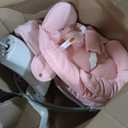 Baby Swing with Auto-Rocking, 5 Motions & 12 Melodies，Pink