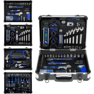 Prostormer Home Tool Kit, 259-Piece Household Hand Tool Set with Heavy Duty Aluminium Tool Box, Basic Toolkit for Home, RV, Car, Workshop and More