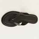 Flip Flops for Women Summer Slip On Thong Sandals Flats Summer Sandals for Women 2025 Lightweight Womens Sandals Beach Essentials Slides (Black)