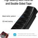 Interior Rear Bumper Protector Compatible with Kia Carnival 2022-2025 2026 Accessories ABS Material Black Rear Bumper Guard Trunk Sill Protector