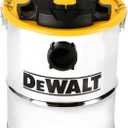 DEWALT Ash Vacuum DXV04A, 4 Gallon Metal Canister, 4 HP Powerful Motor, Strong Suction, and Efficient Filtration Safe Ash Vacuum for Pellet Stoves, Fireplaces, and BBQ Grills