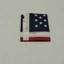 SYII American Flag 2x4 Ft Outdoor, Heavy Duty Polyester US Flags with Embroidered Stars, Sewn Stripes, and 2 Brass Grommets, All Weather America Flags for Outside High Wind