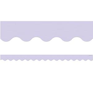Teacher Created Resources Lavender Scalloped Border Trim, 35 Feet