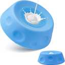 Dog Lick Bowl with Ball Dog Licking Bowl with Rolling Ball Lick Ball Bowl for Dogs Slow Feeder Ball Bowl to Slow Pet Eating Rolling Ball Dog Bowl, Post-Op Nutritional Support - Blue
