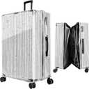 Yotako Upgraded Zippered Clear PVC Suitcase Cover, 28 Inch Luggage Covers for Suitcase Luggage Protector Cover 28''