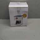 Amaste Retro Style Coffee Machine with 25 Oz Glass Coffee Pot, Reusable Coffee Filter & Three Brewing Modes, 30minute-warm-keeping, Elegant White with Rose Gold