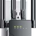 2026 New WiFi Extender Internet Booster for Home, Long Range up to 18ksq.ft, Wireless Internet Repeater Routers Signal Amplifier for Home, 15X Speed Access Point Ethernet Port, Mesh WiFi, 1-Tap Setup