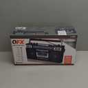 QFX J-220BT Boombox MP3 Conversion from Radio to Cassette with 4-Band (AM, FM, SW1, SW2) Radio with Bluetooth, Rechargeable Battery, Dual 3 Speakers, Built-in Microphone, Recorder, 3-Band Equalizer (Black)