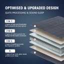 yescool Weighted Blanket for Adults (17 lbs, 48" x 72", Grey) Cooling Heavy Blanket for Sleeping Perfect for 160-180 lbs, Twin Size Breathable Blanket with Premium Glass Bead, Machine Washable