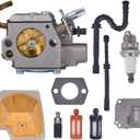 MS270 MS280 Carburetor Carb for Stihl MS270 MS280 MS270C MS280C Chainsaw - with Air Filter Spark Plug Fuel Line Kit