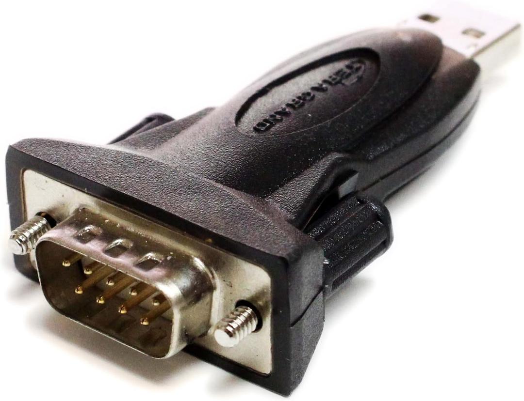 Premium USB 2.0 to RS232 Serial DB9 Adapter - Supports Windows 11,10, 8, 7, Vista, XP, 2000, 98, Linux and Mac - Built with FTDI Chipset