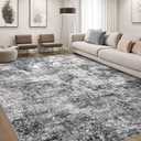 DMOYEST Area Rug Living Room Rugs 9x12 Washable Abstract Grey Carpet
Neutral Modern Large Non-Slip Soft Low Pile Rugs for Bedroom Dining Room Home Office Indoor Decor
