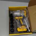 Cordless Impact Wrench 1/2 Inch - Compatible with Dewalt 20V Batteries, 1100 Ft-lbs (1500N.m) High Torque Impact Driver, Brushless Impact Gun with 3 Speed Modes & LED Light (Battery Not Included)
